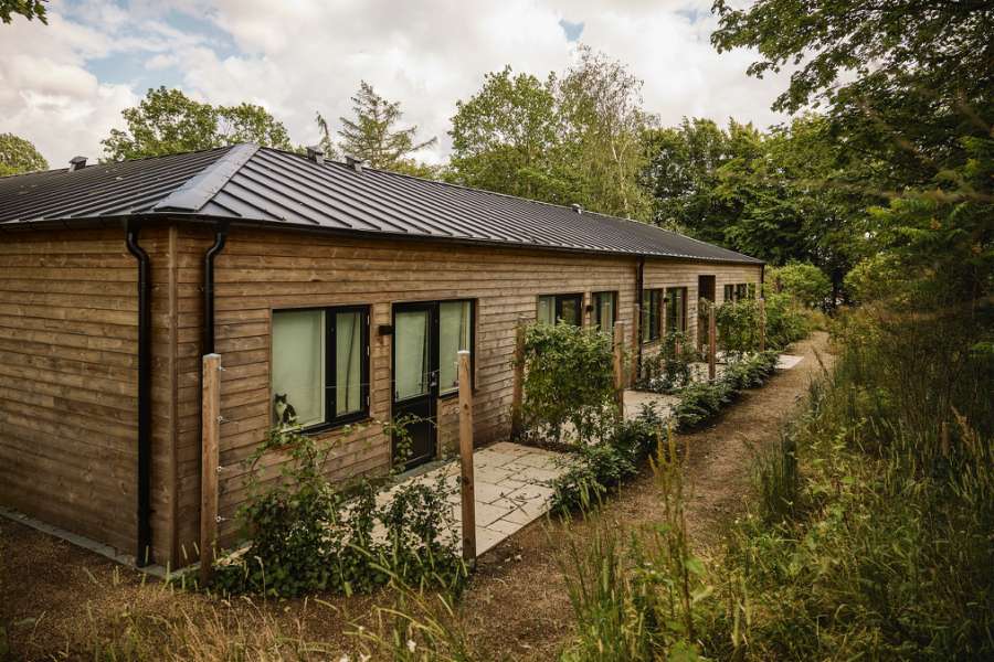 Residential facility with a special focus on sustainability featuring steel profile roofs, Kirke Værløsevej 52, 3500 Værløse, Denmark